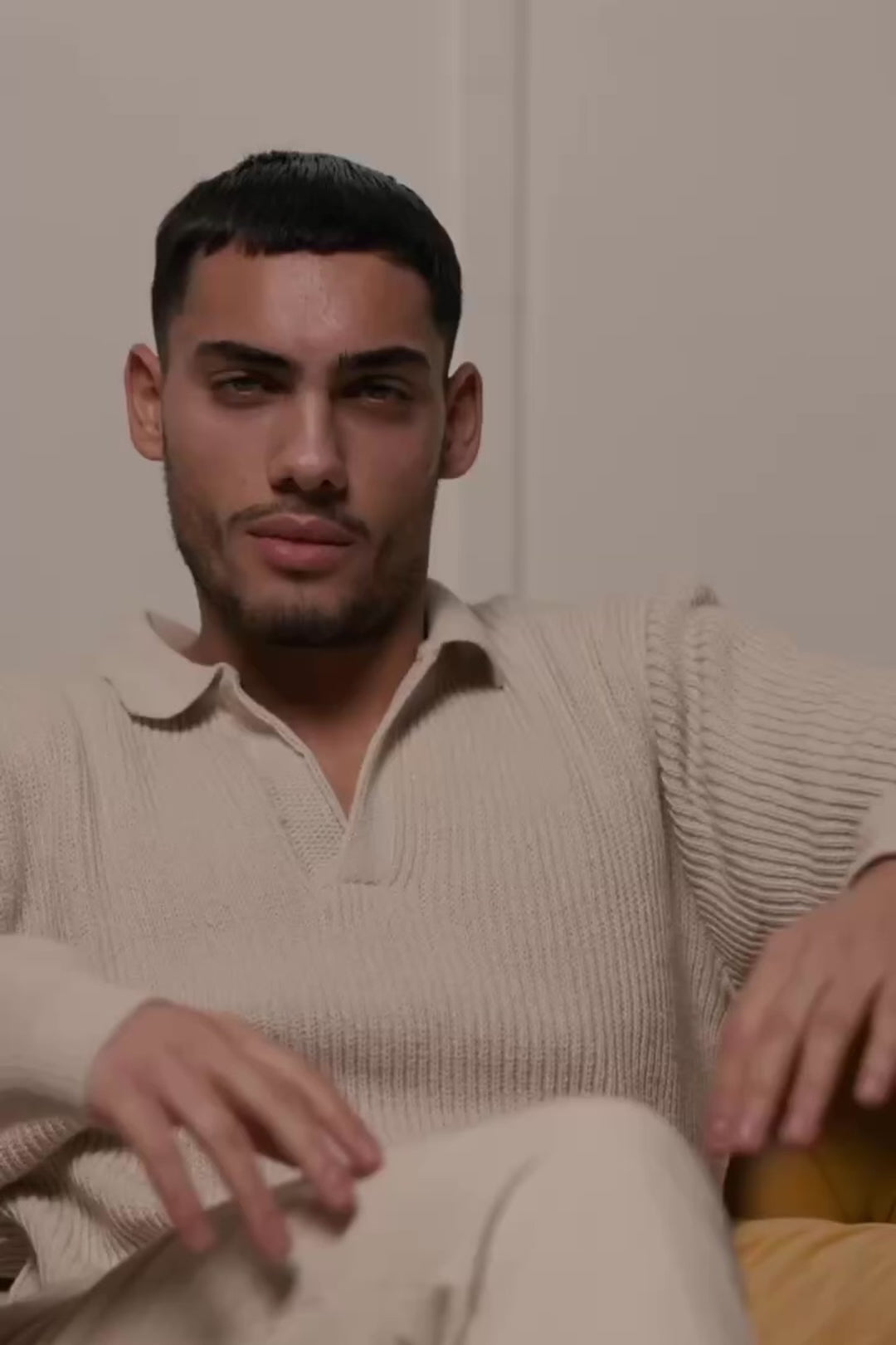 Delon Cream Sweater